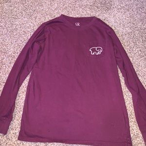 ivory ella maroon long sleeve